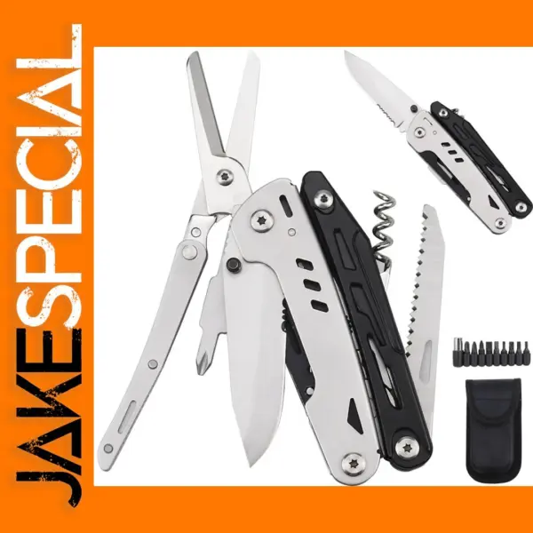 Multifunctional Camping Pliers with 10 Bits