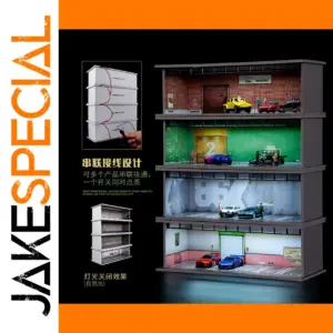1/64 Scale Diorama Car Garage Scene Model