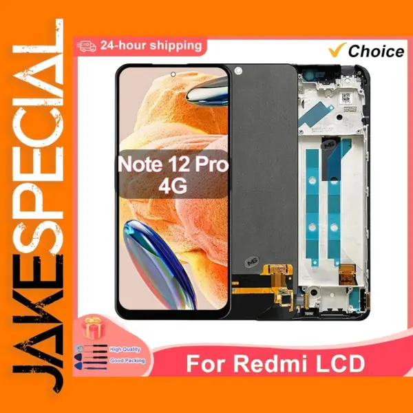 AMOLED Display Screen for Xiaomi Redmi Note 12 Pro
