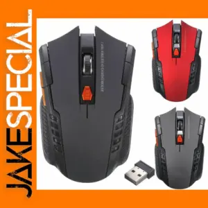 OZKVVM 2.4Ghz Wireless Gaming Mouse 1200 dpi
