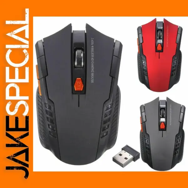 OZKVVM 2.4Ghz Wireless Gaming Mouse 1200 dpi