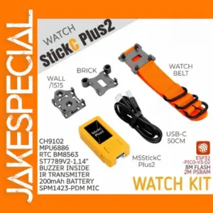M5StickC Plus2 Smart Watch Kit with Accessories