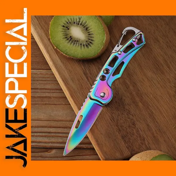 Stainless Steel Folding Fruit Knife EDC