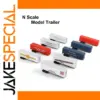 N Scale Model Semi-Trailer Pack of 2