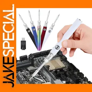 Cordless USB Soldering Iron with Temperature Control
