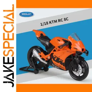Welly 1:18 KTM RC 8C Motorcycle Model Collection