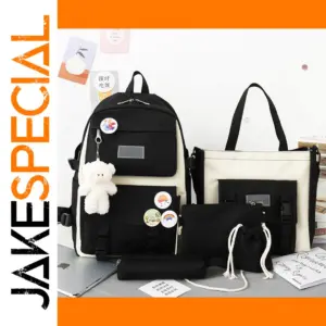 5-Piece Teenage Girl School Backpack Set