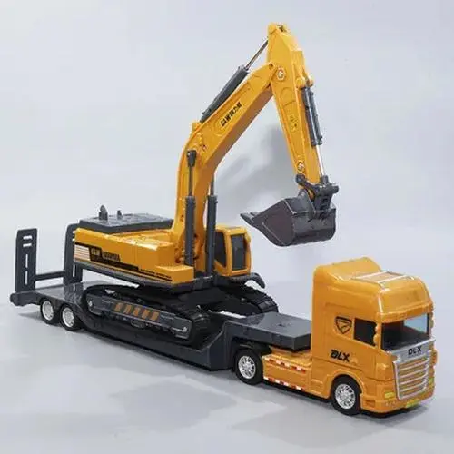 1:50 Diecast Plastic Flatbed Trailer Model 23 1:50 Diecast Plastic Flatbed Trailer Model - Image 23