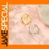 Birth Month Flower Adjustable Women's Ring