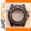 Black 40mm Men's Watch Case for Seiko Eta