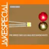 20pcs Pre-Wired SMD LED 0605 Red/Warm White