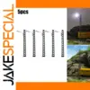 5-Pack H0 Model Railway LED Streetlights