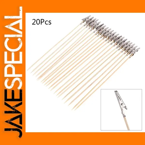 20Pcs Alligator Clip Sticks for Model Painting