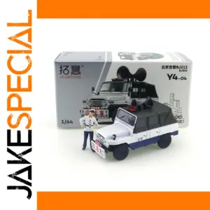1/64 Scale Diecast Jeep BJ212 Police Model