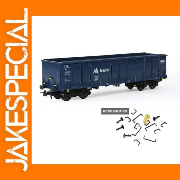 HO Scale AX Benet Gondola Car Model 1:87
