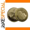 Chinese Mount Huangshan Gold Plated Commemorative Coin