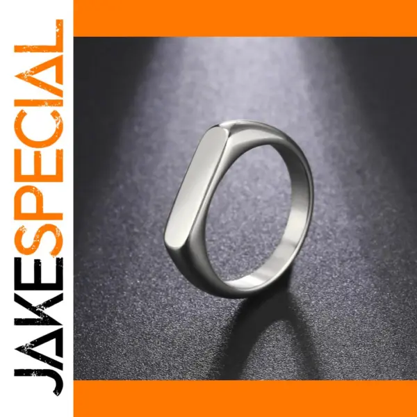Minimalist Stainless Steel Couple Rings 5MM