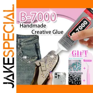 B7000 Transparent DIY Glue with Rhinestones and Applicator