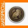 Athenian Owl Cartoon Soft Button Lapel Pin