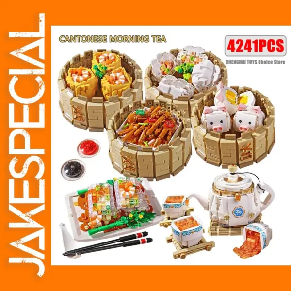 Cantonese Dim Sum Micro Building Blocks Set
