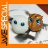 Handcrafted Wooden Owl Figurine for Home Decor
