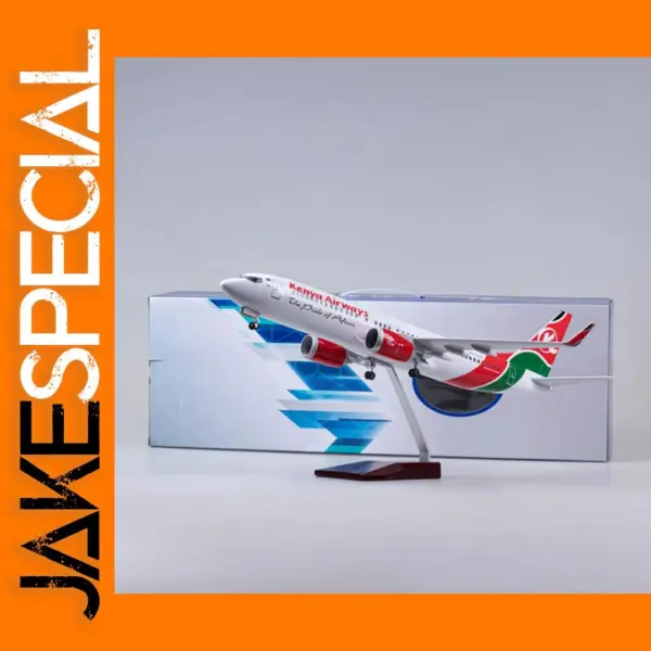 1/85 Scale B737 MAX Kenya Airways Model Plane
