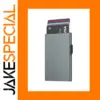 Minimalist Metal RFID Blocking Wallet for Men