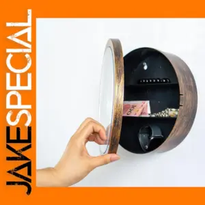 Hidden Safe Wall Clock with Secret Compartment