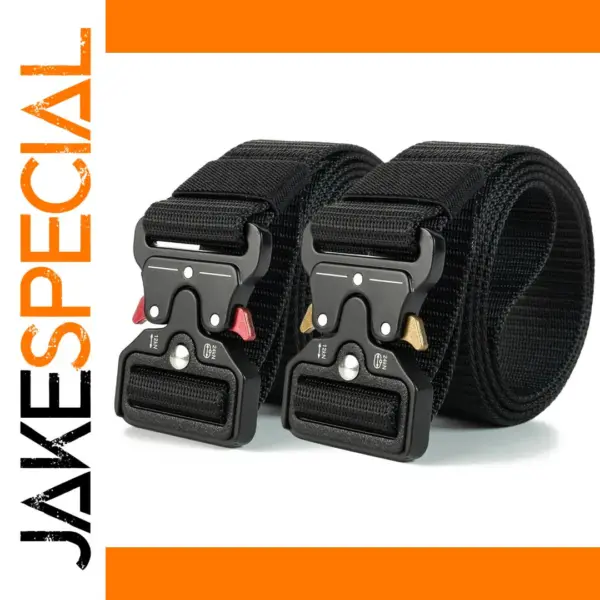 Unisex Outdoor Multi-Function Canvas Belt