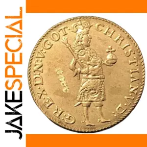 Denmark 1 Dukat Christian V Replica Coin