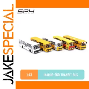 1:43 Scale Die Cast Ikarus 260 Bus Model