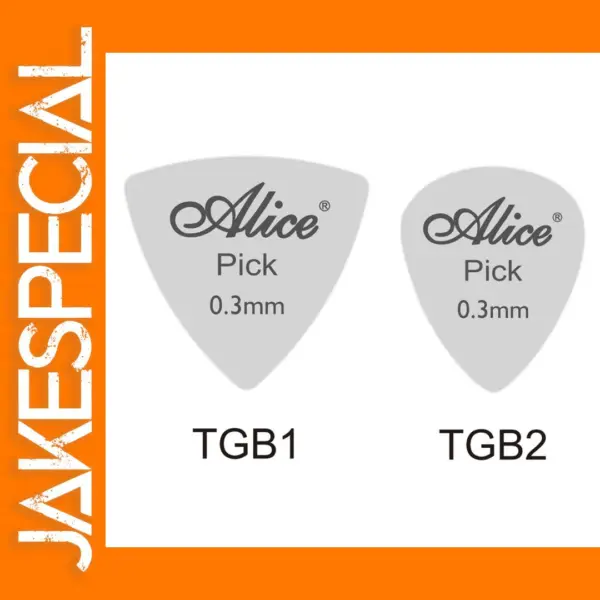 30Pcs Stainless Steel Guitar Picks Set 0.3mm