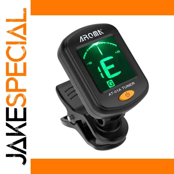 Universal Clip-on Tuner for Guitar and More