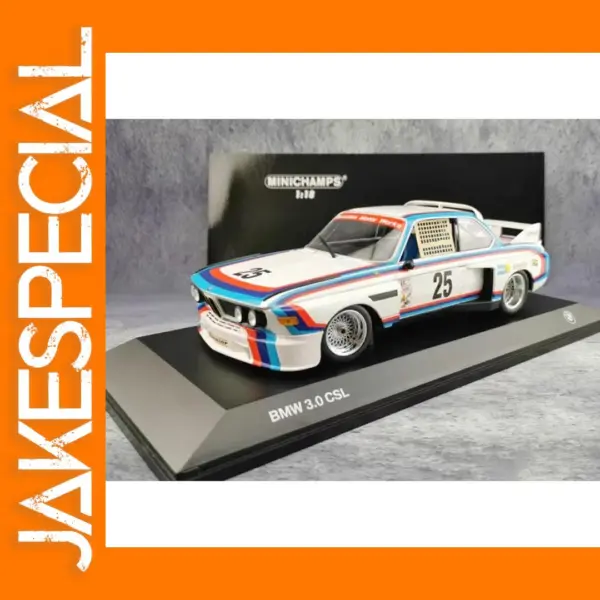 Diecast BMW CSL25 3.0 Rally Car Model 1:18