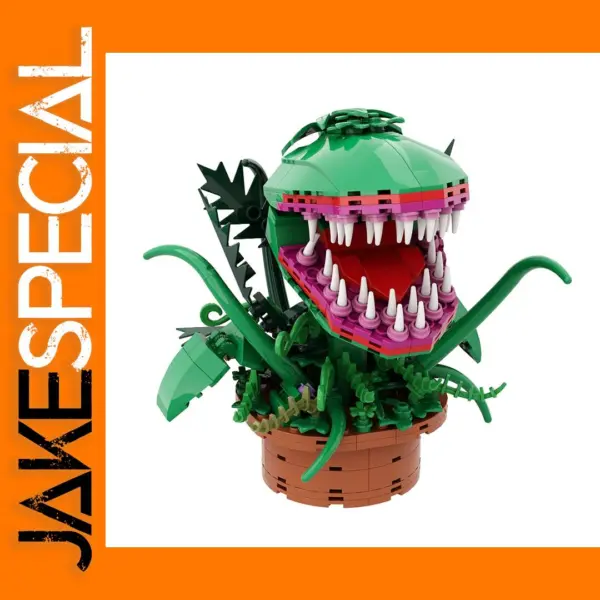 Gobricks MOC Potted Plants Cannibal Flowers Building Blocks for Movie Audrey II