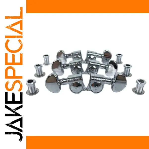 Grover L3R3 Chrome Guitar Tuning Pegs Set
