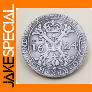 1624 Felipe IV 2 Florins Replica Coin