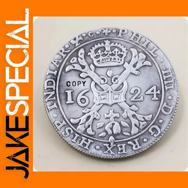 1624 Felipe IV 2 Florins Replica Coin