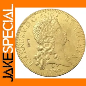 1730 Brazil 12800 Reis Replica Coin
