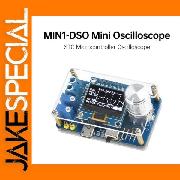 DIY Mini Digital Oscilloscope Kit with STC8K8A Microcontroller