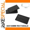 Evemodel 60x100mm Black Rectangle Bases Pack