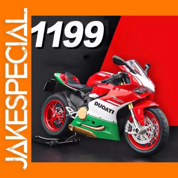1:12 Scale Diecast 1199 Motorcycle Model