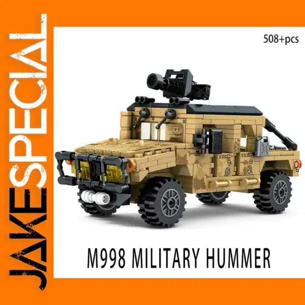 M998 Military Hummer Building Block Model Toy