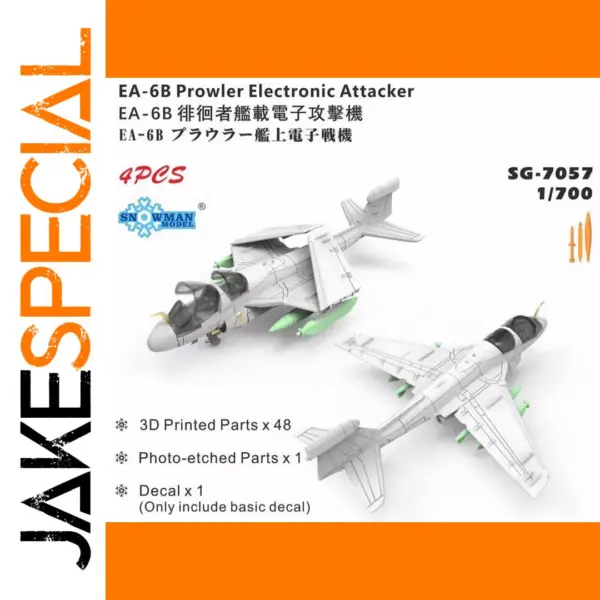 EA-6B Prowler 1/700 Scale Model Kit SG-7057