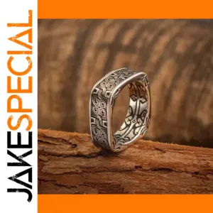 Vintage Celtic Knot Cocktail Ring for Men