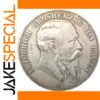 Friedrich I Silver Plated Copy Coin 5 Mark
