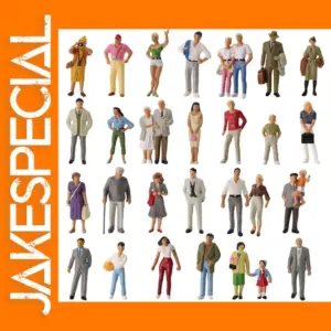 30pcs O Scale Painted Miniature Figures