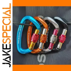 25KN D Shape Climbing Carabiner Lock