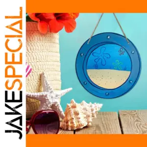 Circular Wooden Wall Plaque for Rooms and Decor