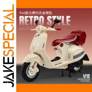 1:12 Scale Diecast Vespa 946 Motorcycle Model